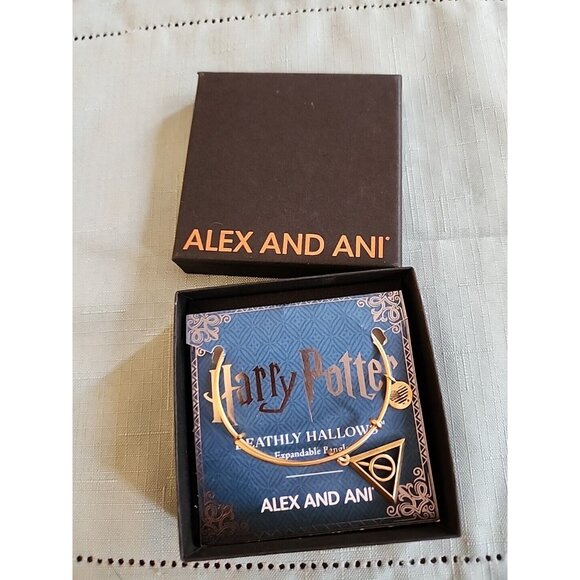 Alex And Ani Deathly Hallows Charm Bracelet - Picture 3 of 4